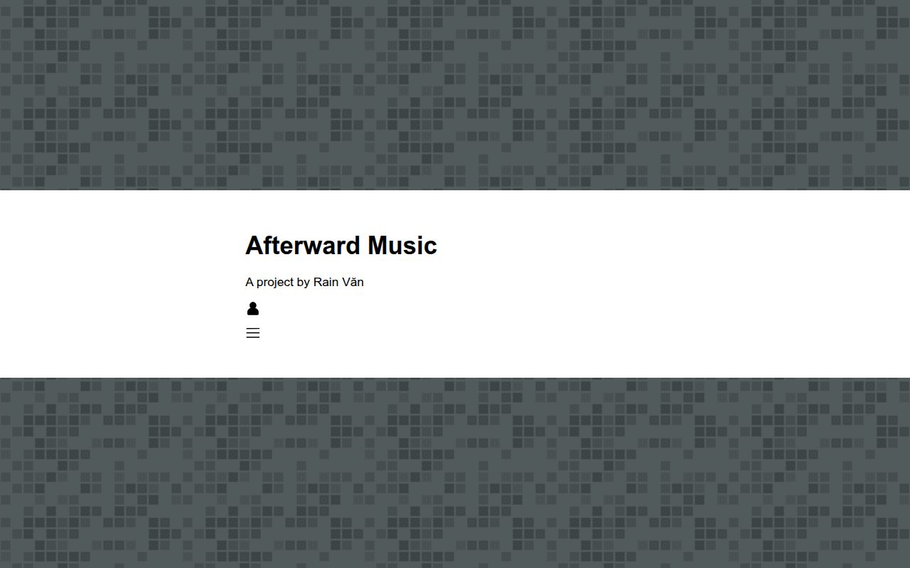 Carrd profile picture for @afterward